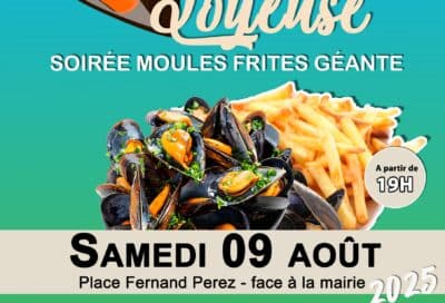 LA MOULE JOYEUSE – MOULES FRITES GÉANTES